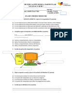 EXAMEN DE COMPUTACION PRIMER TRIMESTRE