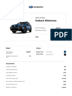 Subaru Outback Wilderness BuildAndPrice