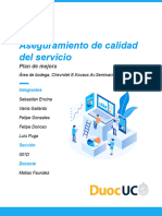 Aseguramiento de La Calidad Del Servicio (Informe 1)