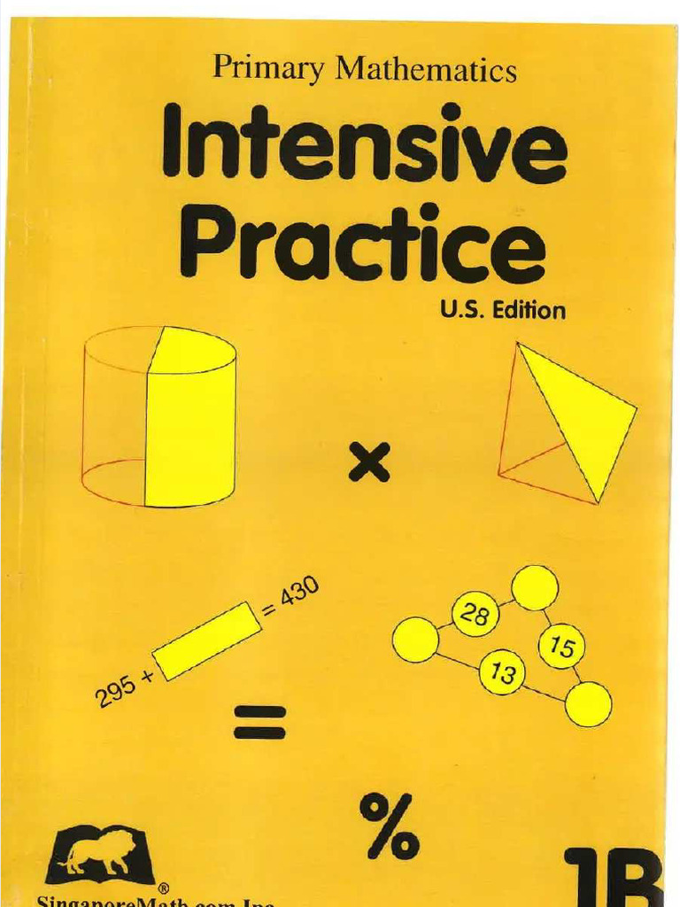 Singapore primary mathematics 1b intensive practice compress pdf