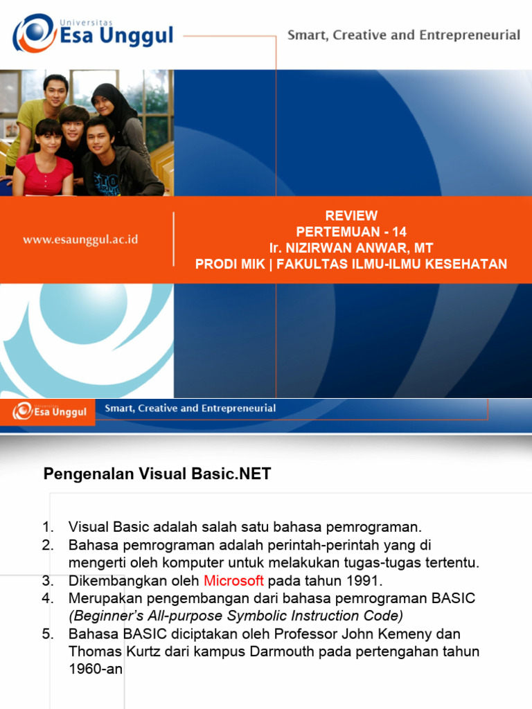 Pengenalan Visual Basic.NET dan Database | PDF
