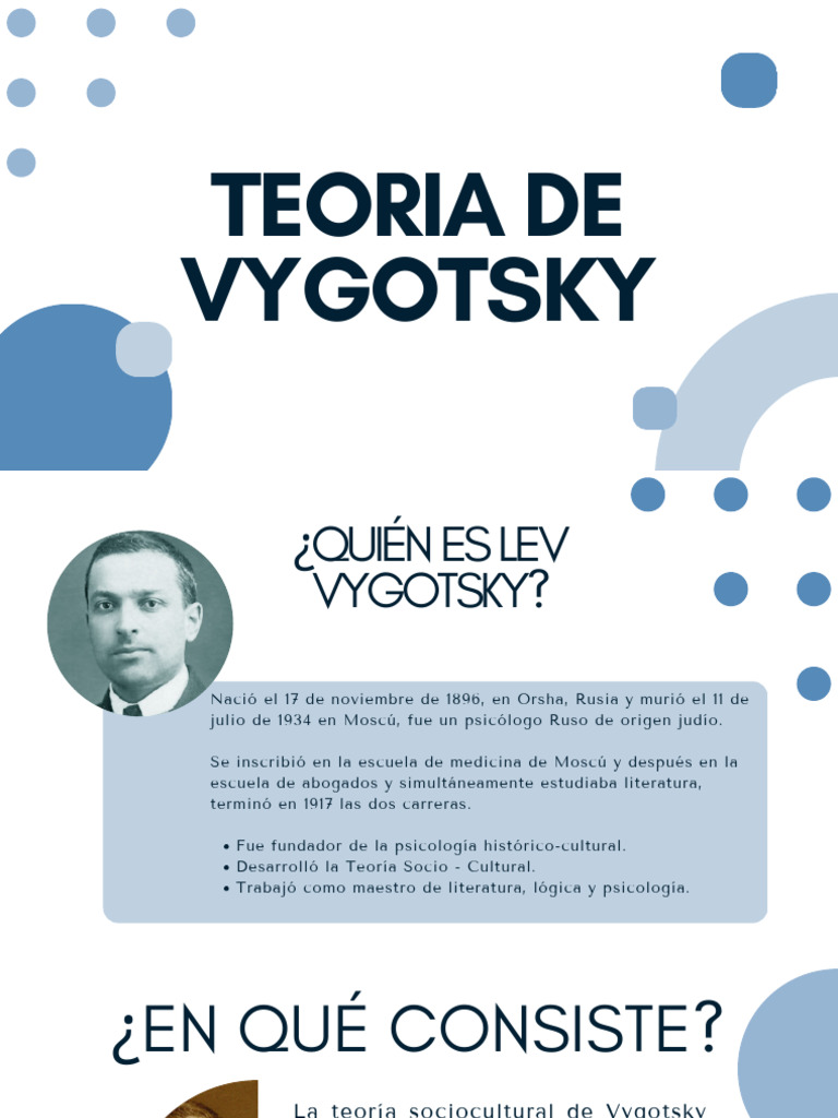 Teoria de Vygotsky | PDF | Ciencias del comportamiento | Aprendizaje