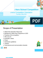 3 - Orientation PPT - 2024 Waste Hero School Competition - 10may