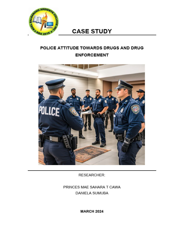 Police Attitudes on Drug Enforcement Study | PDF | Survey Methodology ...