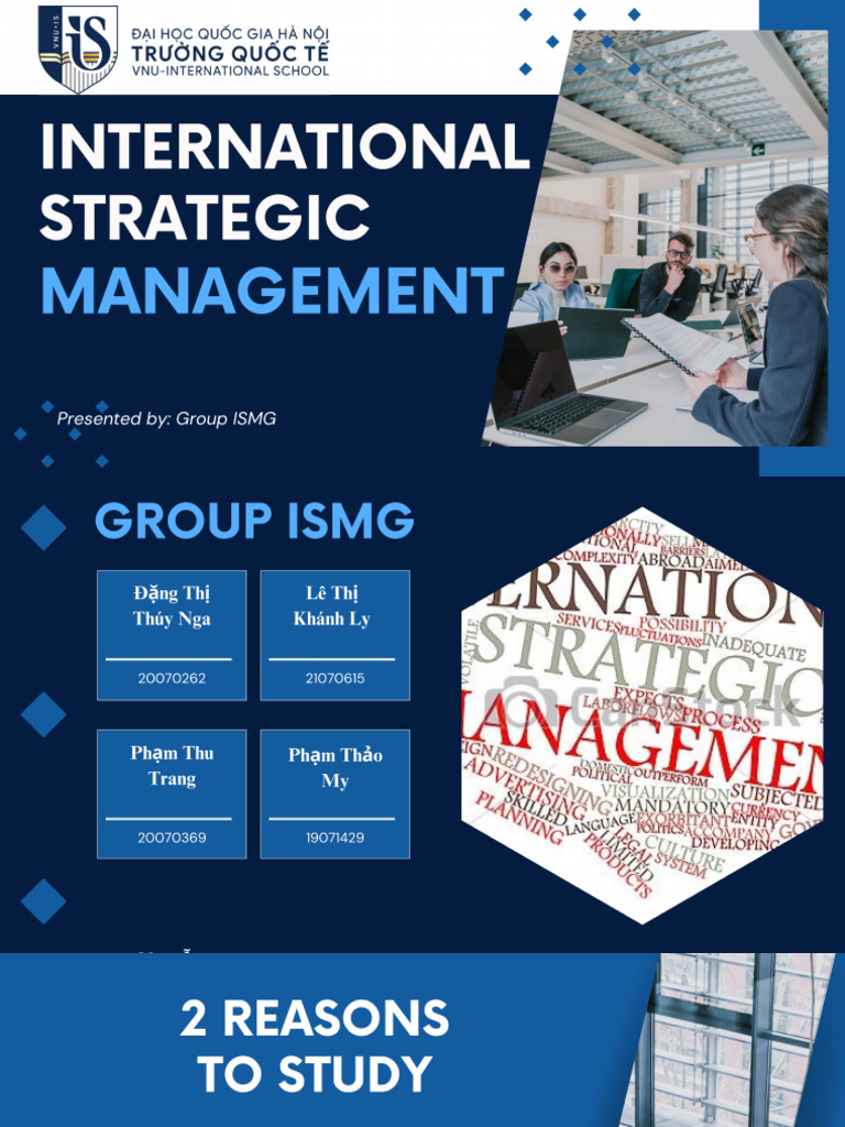 ISMG - International Strategic Management | PDF