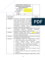 Sop Inventarisasi, Pengelolaan, Penyimpanan Dan Penggunaan Bahan Berbahaya