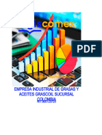 Estados Financieros. EMPRESA INDUSTRIAL DE GRASAS Y ACEITES GRASCOIL SUCURSAL COLOMBIA