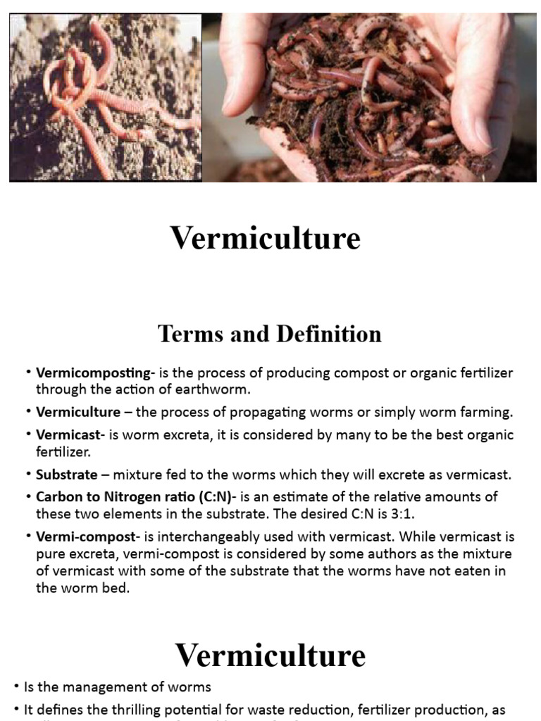 UC3.2. Vermiculture PDF Natural Materials Soil