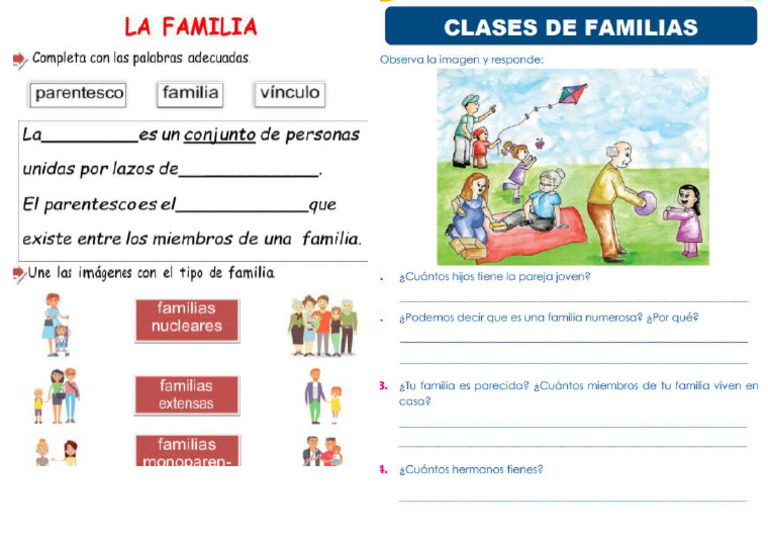 Ficha de La Familia | PDF