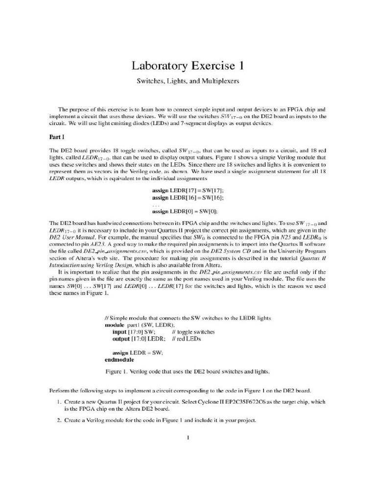 All Verilog Examples (Low Quality) | PDF