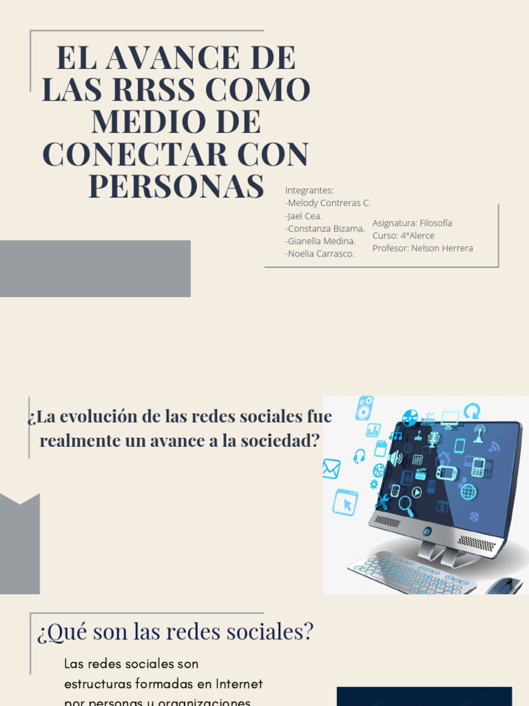 Impacto de las Redes Sociales en la Sociedad | PDF | Servicio de redes ...