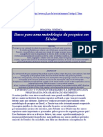 ABNT metodologia da pesquisa em direito