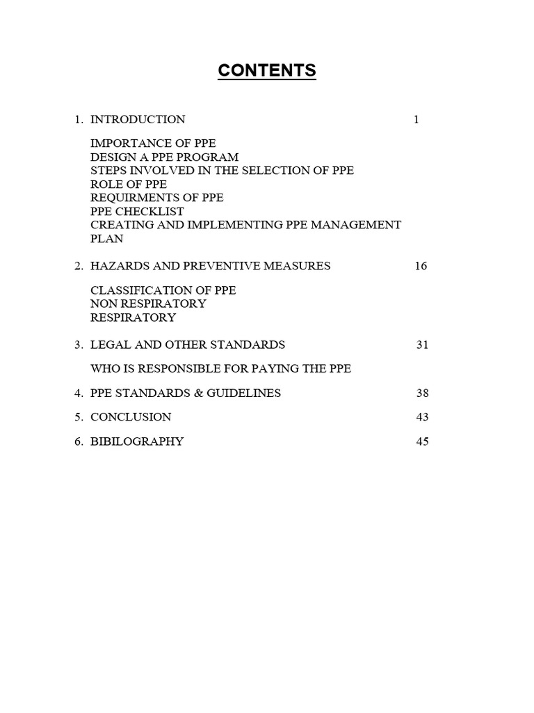 Essential Guide to Personal Protective Equipment | PDF | Personal ...