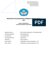 RPP 1 Lembar IPA Kelas 9 Semester 1 SIAP