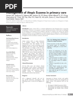Eczema Management Guidelines for Caregivers | PDF | Dermatitis ...