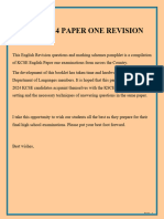 KCSE 2024 FINAL Paper 1 Pamphlet - Over 50 Papers