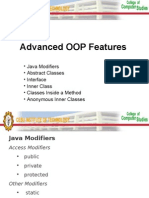 Advanced OOP Features