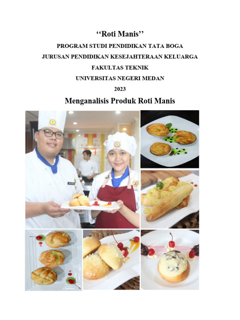 Panduan Pembuatan Roti Manis | PDF