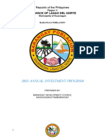 2021 Annual Investment Program