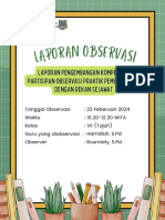 Laporan Observasi Teman Sejawat