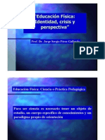 Educacion Fisica Crisis Identidad y Perspectiva