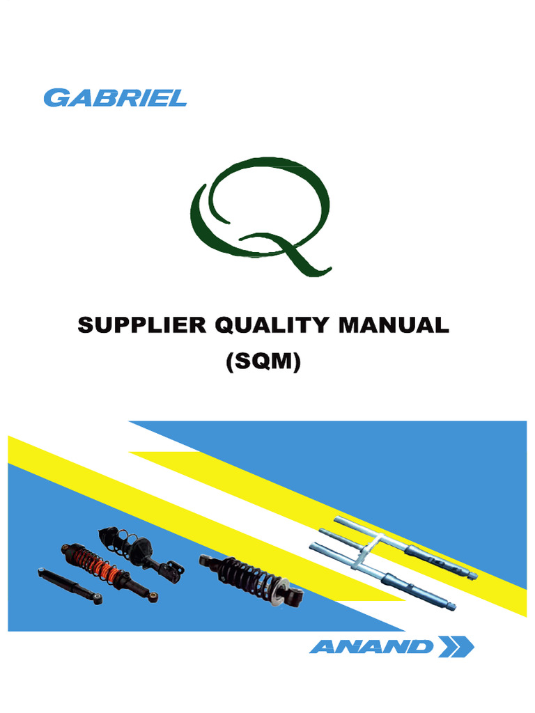 Gil supplier quality manual pdf audit quality management system