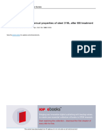 Modelling of The Mechanical Properties of Steel 316L