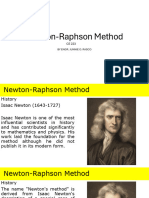 CE 223 Lesson - Newton-Raphson Method