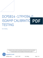 DCPSB14 17FM394J1 ISOAMP Calibration Testing