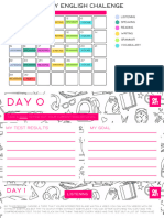 Calendario de Contenido Kawaii Colores Pastel