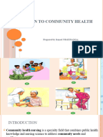 Unit 5 Introduction To Community Health Nursing