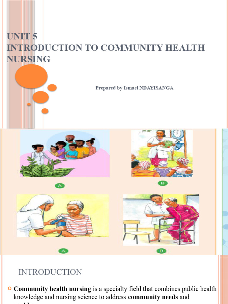 Unit 5 Introduction To Community Health Nursing Download Free Pdf