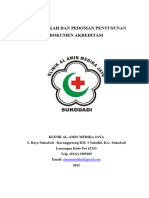Tata Naskah Dan Pedoman Penyusunan Dokumen Akreditasi Klinik Al-Amin Medika Jaya Sukodadi