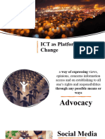 ICT as Platform for Change