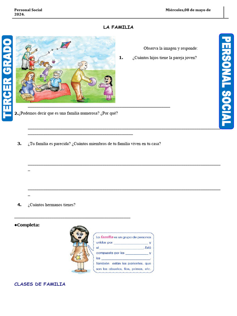 Actividades Familiares y Valores | PDF