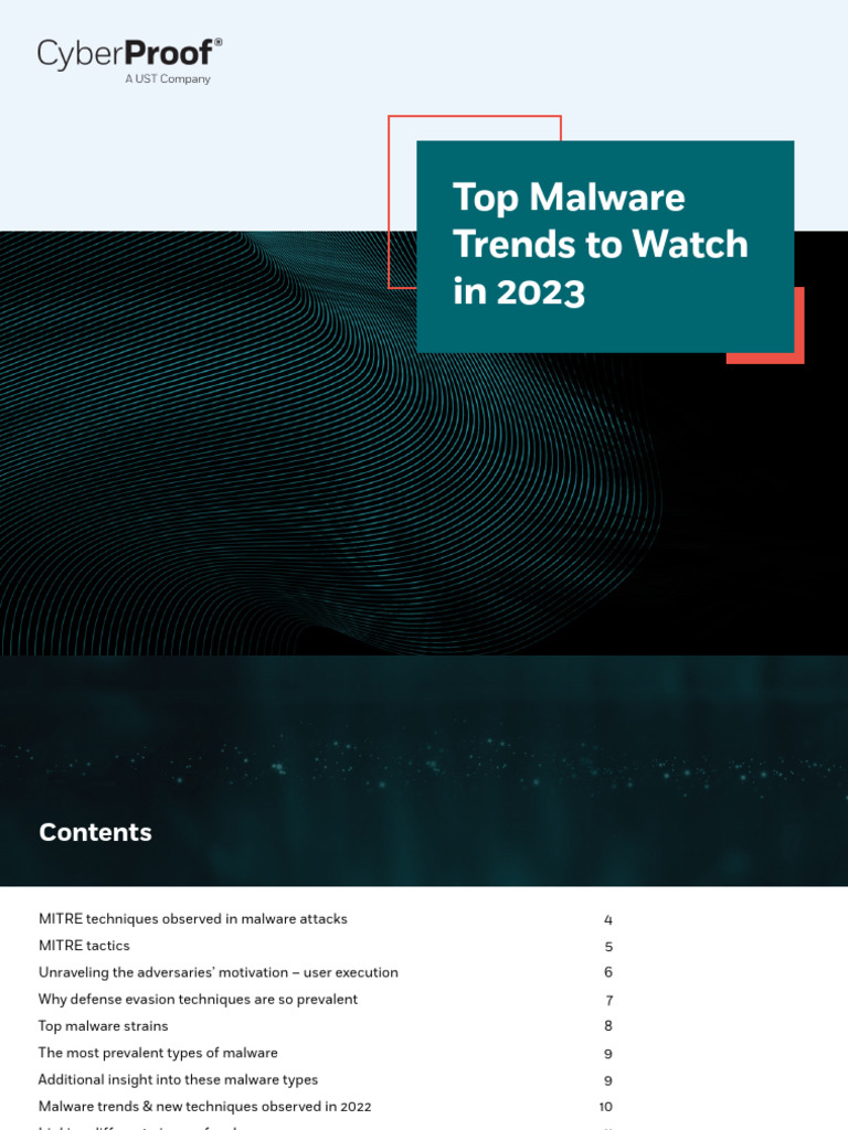 CyberProof - Malware Trends Ebook - 2022 - 11 - 15pg | PDF | Malware ...