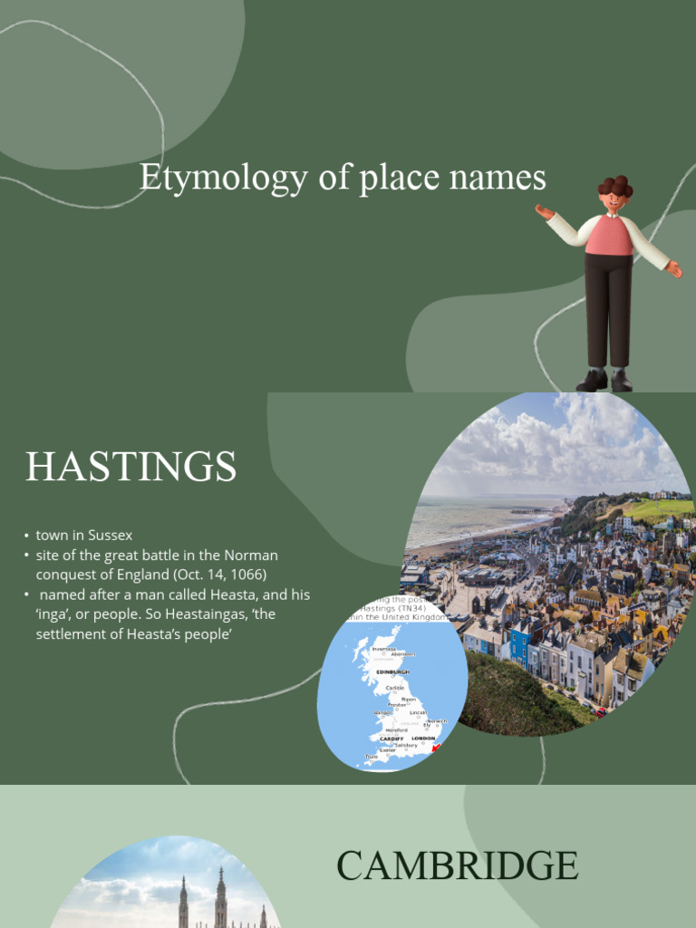 Etymology of Geographical Places PDF Languages Foreign Language