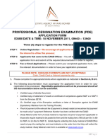 Pde Application Form 10 November 2011