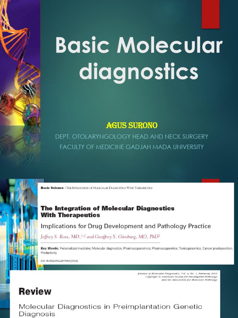 Overview of Molecular Diagnostics | PDF | Single Nucleotide ...