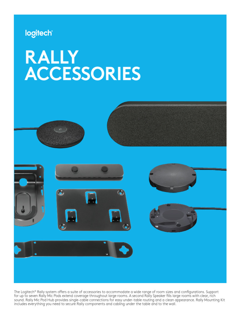 Rally Acessories Datasheet - ENG | PDF | Microphone | Loudspeaker