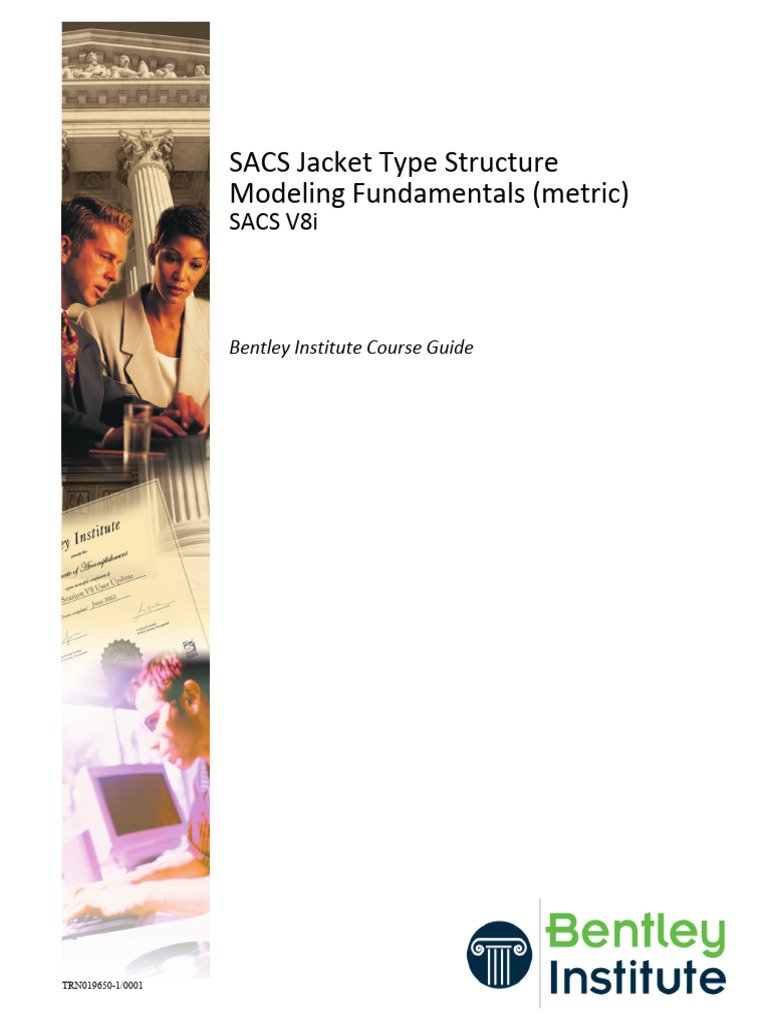 Jacket Type Structure Modeling TRN019650-10001 | PDF | Structural Load ...