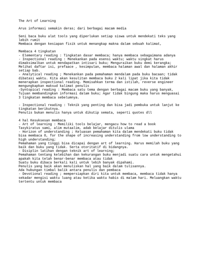 The art of learning pdf