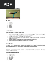 Basic Skills in Educational Gymnastics