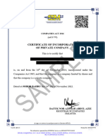 CERTIFICATE OF INCORPORATION