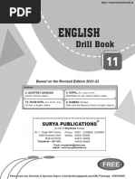 11th English Drill Book 2020