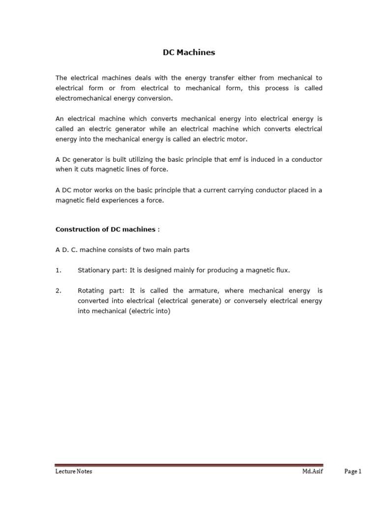 DC Machine - Transformer | PDF | Transformer | Electromagnetic Induction