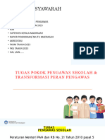 Tugas Pokok Pengawas Sekolah & Transformasi Peran Pengawas