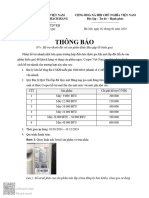 Thông Báo: V/V: H TR Phí N P Gas Hà N I, Ngày 02 Tháng 01 Năm 2024