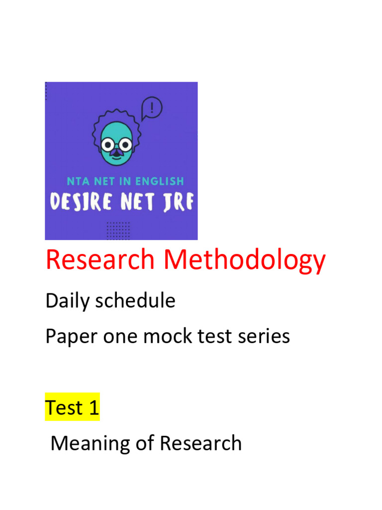 TEST IN RESEARCH METHODOLOGY PDF visual data 2