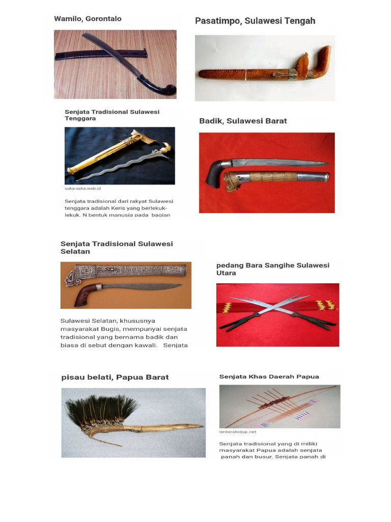 Senjata Tradisional | PDF